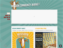 Tablet Screenshot of missioncommunitymarket.org